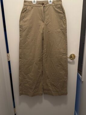 Old Navy Wide-Leg Chino Pants in Tan